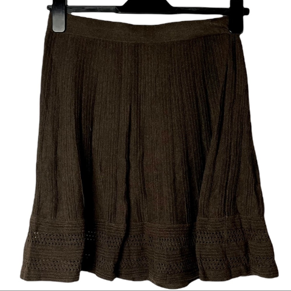 Y2K Max Studio Skirt Brown S
